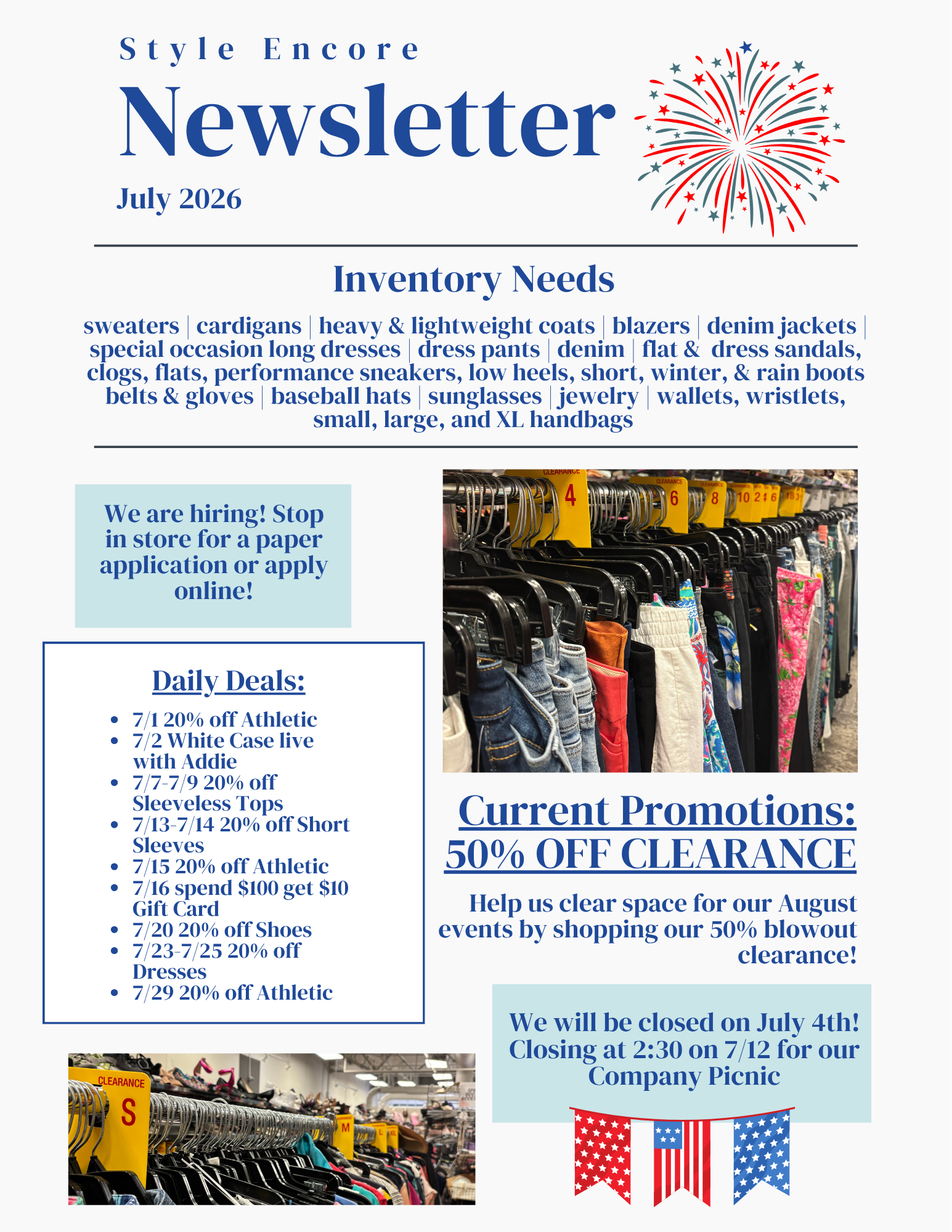 July 2026 Newsletter